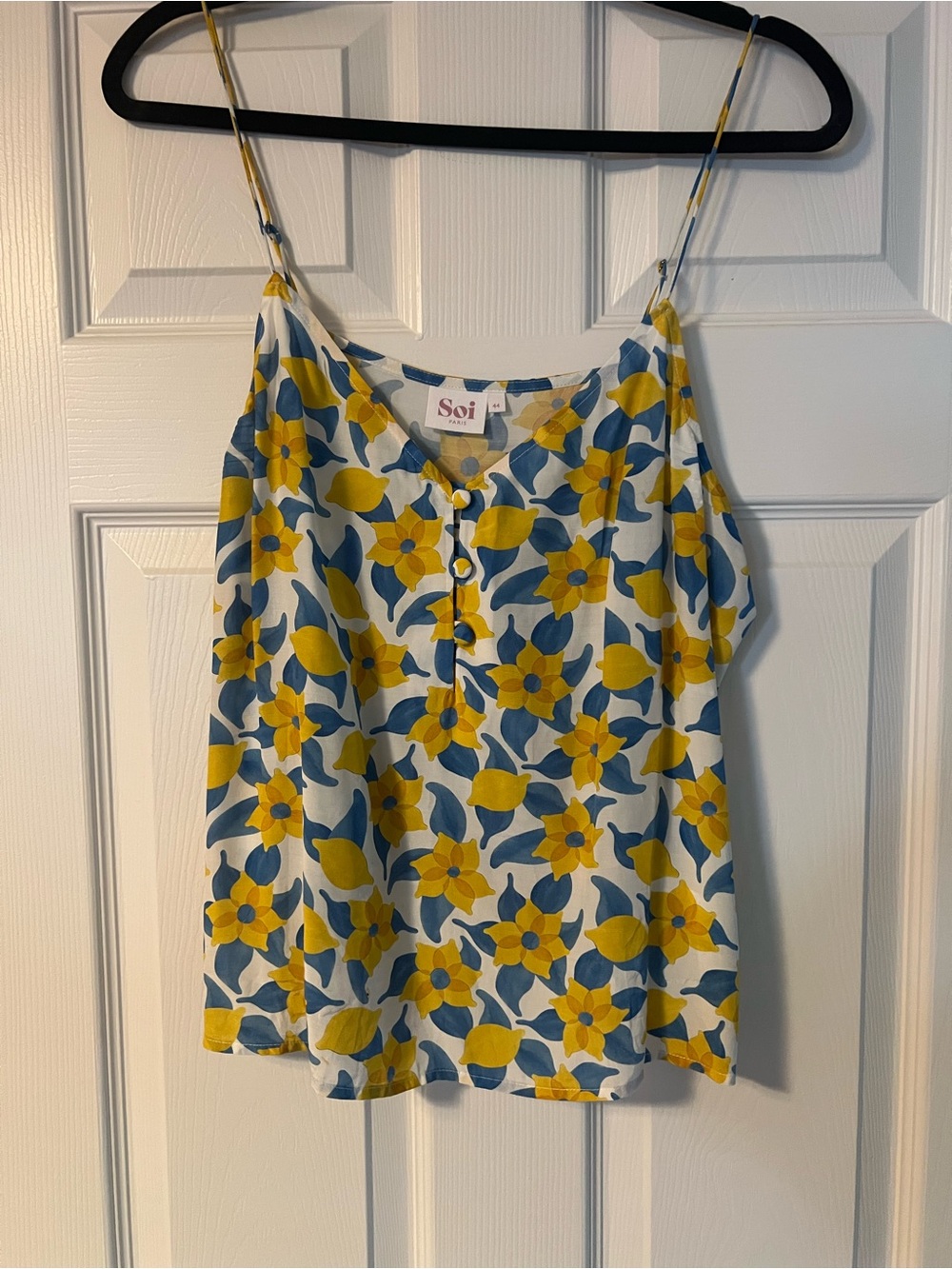 White Floral Cami - Soi Paris